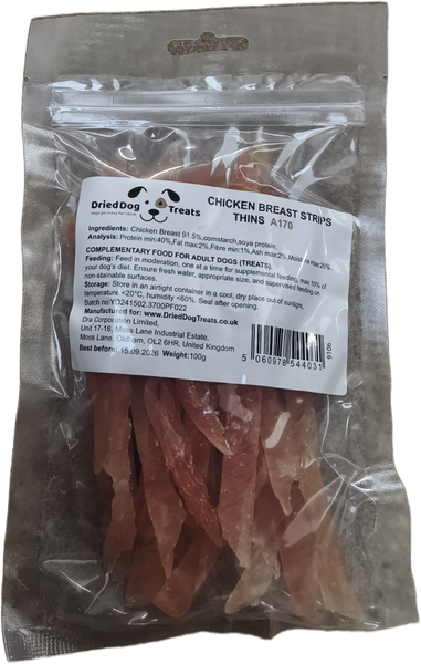 A170 Chicken Breast Soft Thin Strips