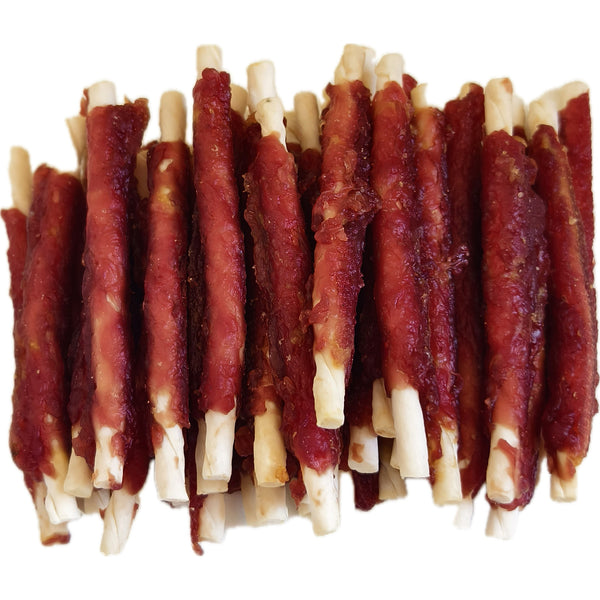 A003 Duck Wrapped Rawhide Sticks
