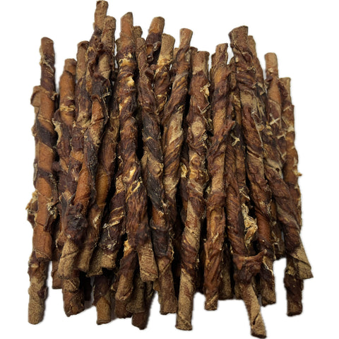 A005 Duck Breast Wrapped Smoked Rawhide Sticks