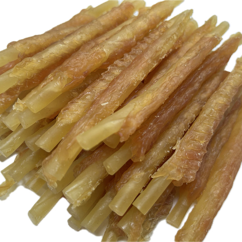 A013 Chicken & Fish Rolled Rawhide Sticks 1 kg