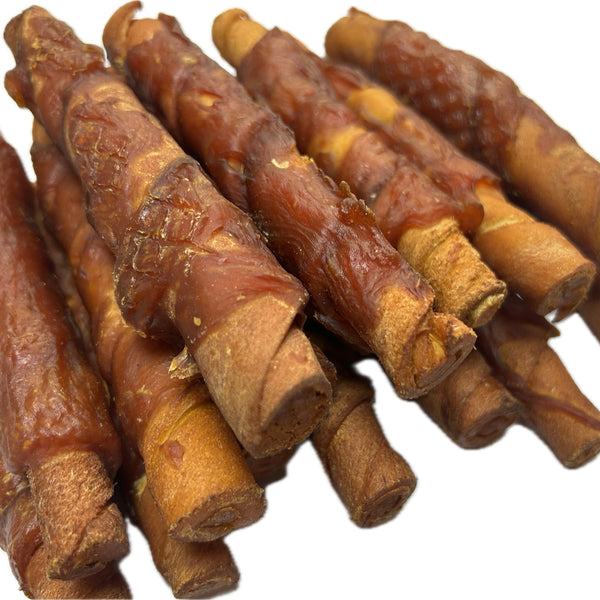 A179 Beef Hide Sticks wrapped in Chicken Breast