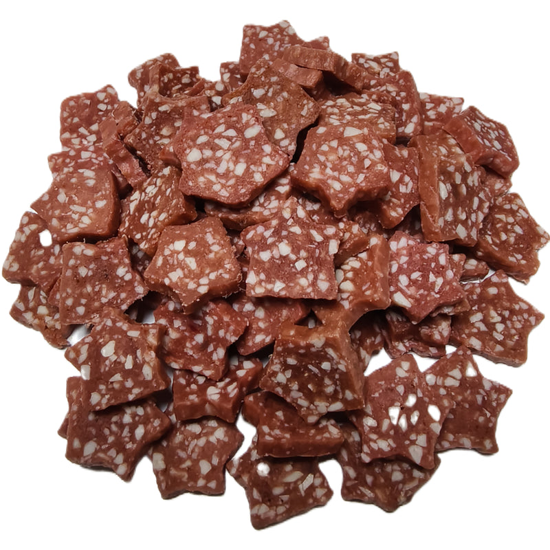 B003 Chicken Salami Stars 1 kg