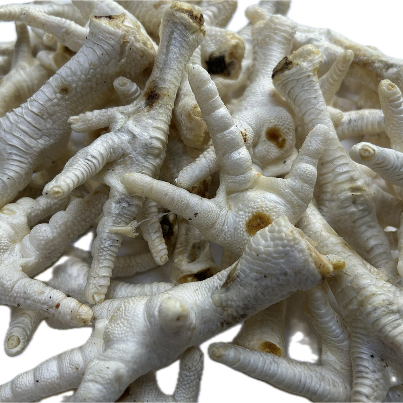 Dried WHITE Chicken Feet 1 kg