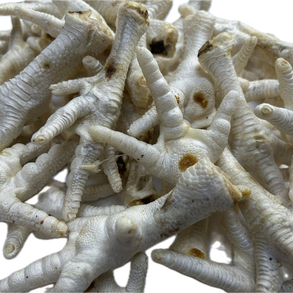 Dried WHITE Chicken Feet
