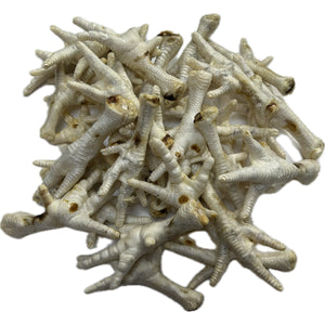 Dried WHITE Chicken Feet