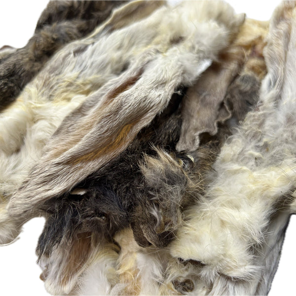 Rabbit Ears with Hair Fur