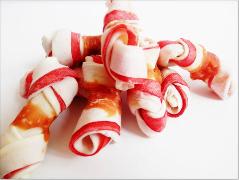 A177 Rawhide Knots Wrapped Chicken Breast