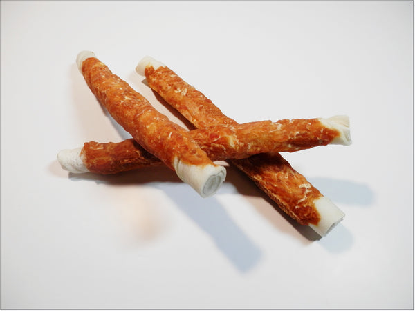 A558 Beef Rawhide Sticks with CHICKEN Breast 6,5"